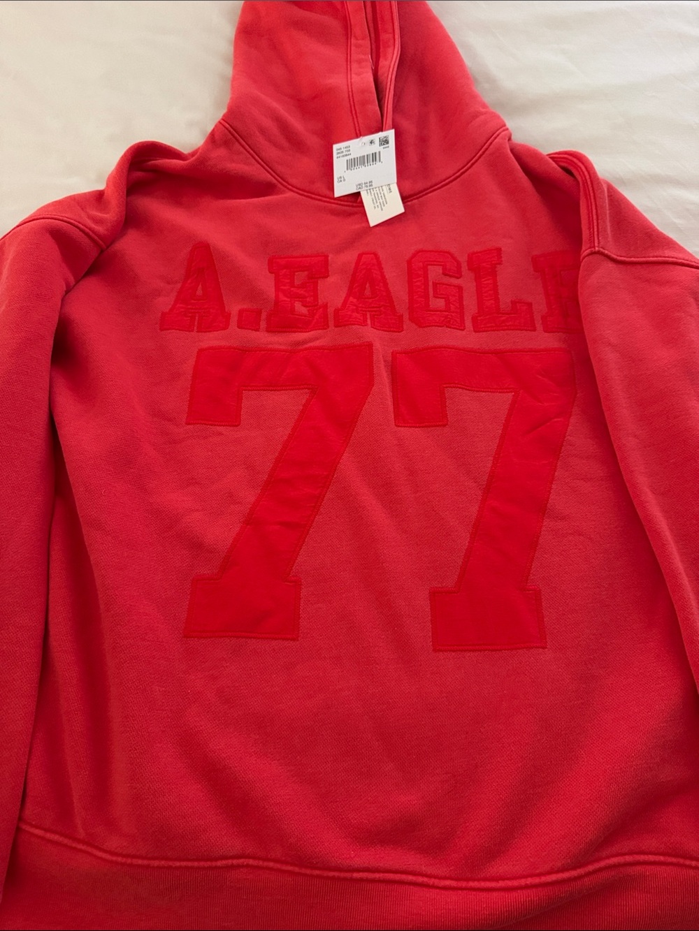 American Eagle Outfitters Women's Red Pullover Hoodie